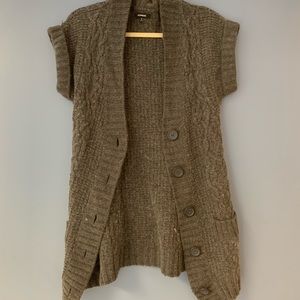 Shirt sleeved cardigan from Express